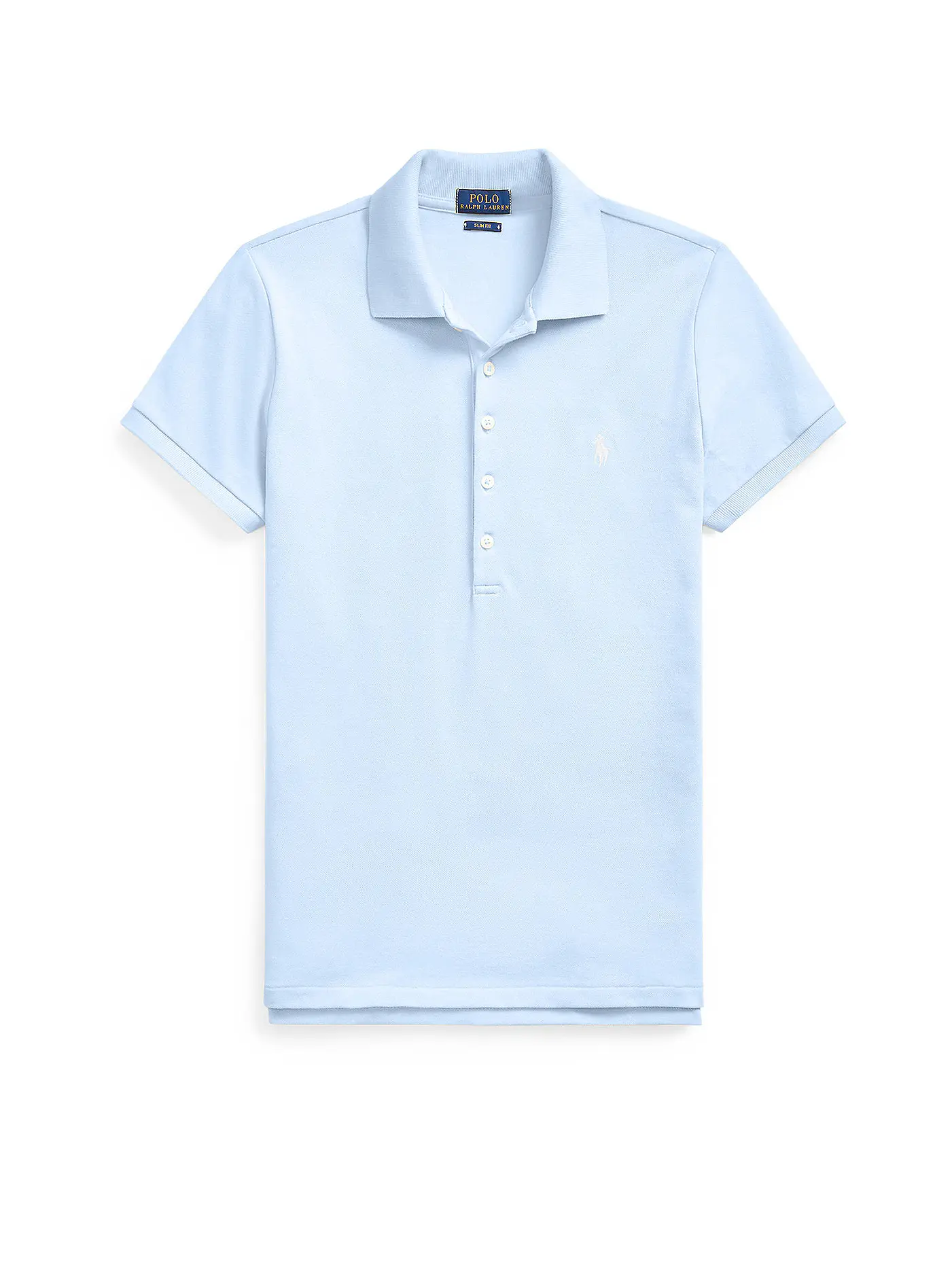 POLO RALPH LAUREN | Poloshirt Slim Fit JULIE | hellblau